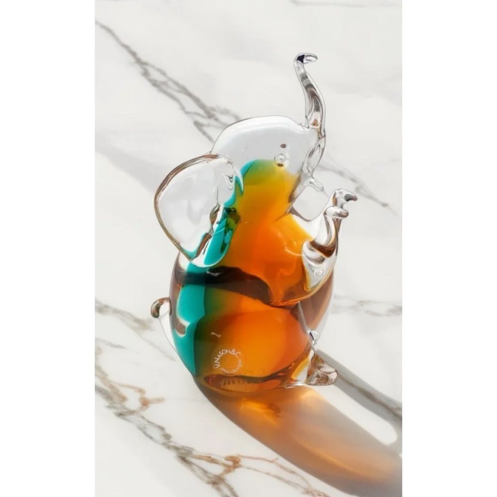 Vintage Murano Glass V.Nason&C Venetian
Glass elephant Figurine / No Stamp